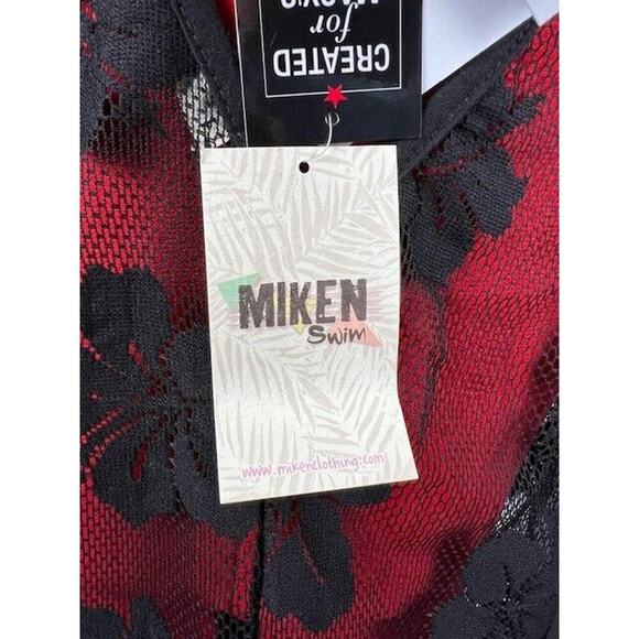 Miken BLACK Juniors' Tie-Shoulder Ruffle-Hem Cover-up Dress, US Small - Picture 4 of 6